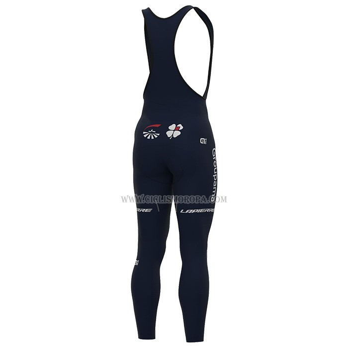 2023 Ropa Ciclismo Groupama-FDJ Profundo Azul Mangas Largas y Culotte Largo